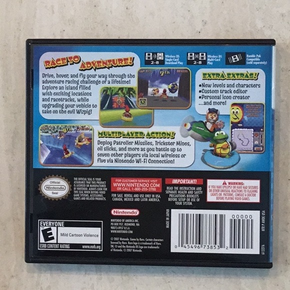 Diddy Kong Racing DS Nintendo DS Game Complete Kart Driving Drive Race - Picture 3 of 15